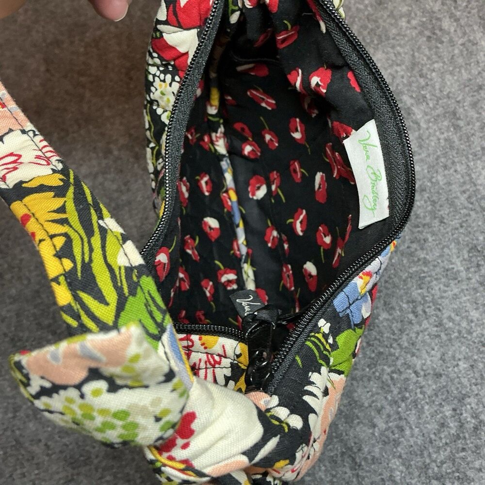 Vera Bradley Purse Poppy Fields Retired Shoulder Bag - Picture 3 of 7